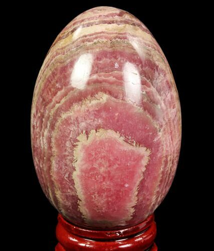 Polished Rhodochrosite Egg - Argentina #79249